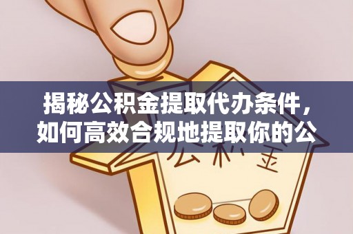 饶平揭秘公积金提取代办条件，如何高效合规地提取你的公积金