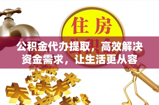 饶平公积金代办提取，高效解决资金需求，让生活更从容