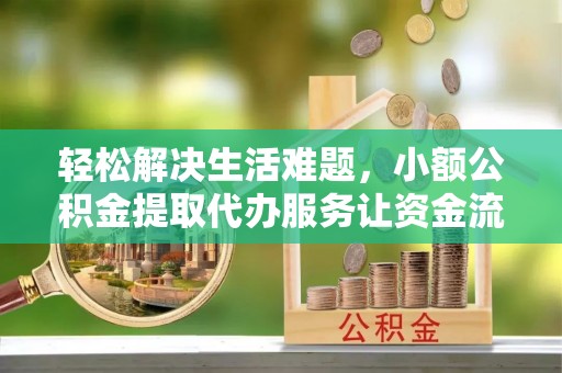 饶平轻松解决生活难题，小额公积金提取代办服务让资金流动更便捷