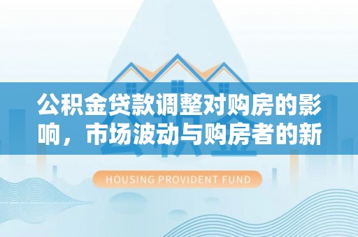 饶平公积金贷款调整对购房的影响，市场波动与购房者的新选择