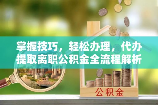 饶平掌握技巧，轻松办理，代办提取离职公积金全流程解析