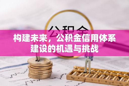饶平构建未来，公积金信用体系建设的机遇与挑战