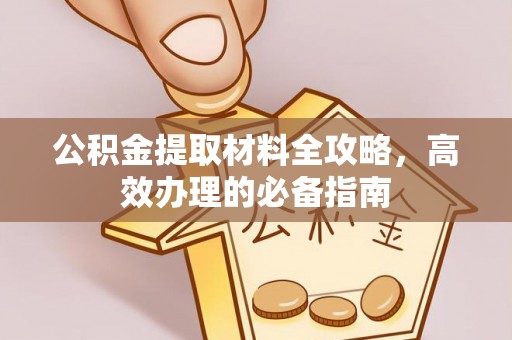 饶平公积金提取材料全攻略，高效办理的必备指南