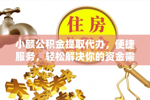 饶平小额公积金提取代办，便捷服务，轻松解决你的资金需求