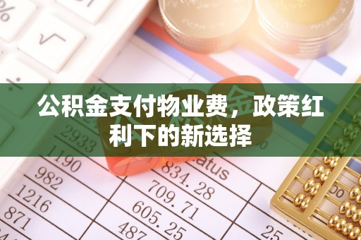 饶平公积金支付物业费，政策红利下的新选择
