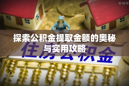 饶平探索公积金提取金额的奥秘与实用攻略